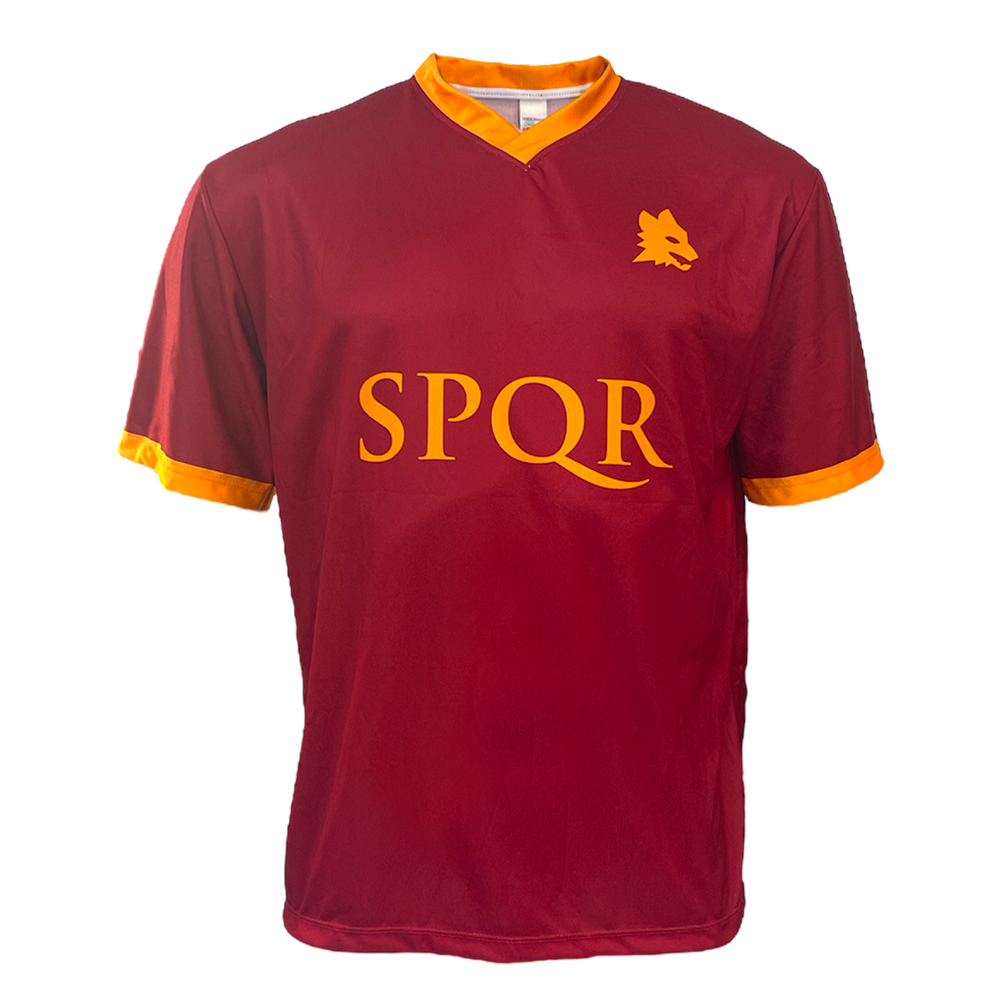 AS ROMA - MAGLIA REPLICA UFFICIALE HOME SPQR romelu lukaku 90 ADULTO / BAMBINO 2023/2024