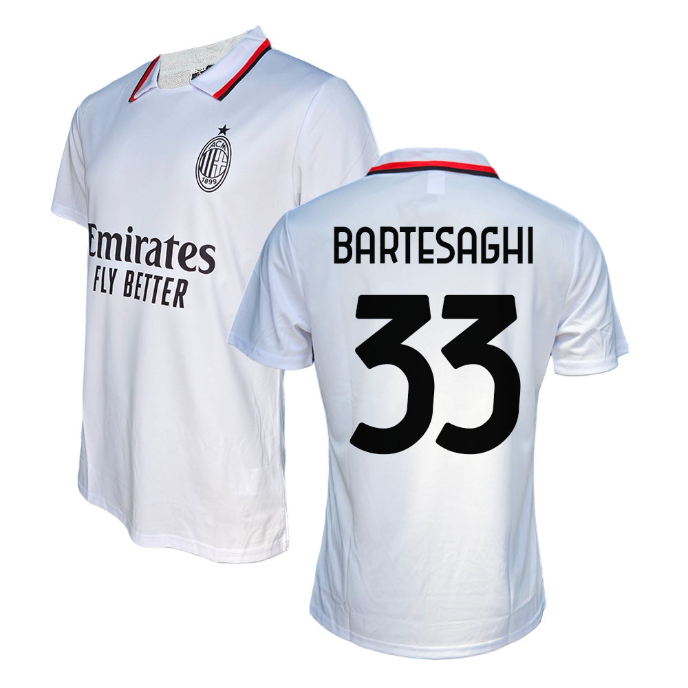 MILAN - MAGLIA REPLICA UFFICIALE AWAY ADULTO / BAMBINO 2024/2025 - DAVIDE BARTESAGHI