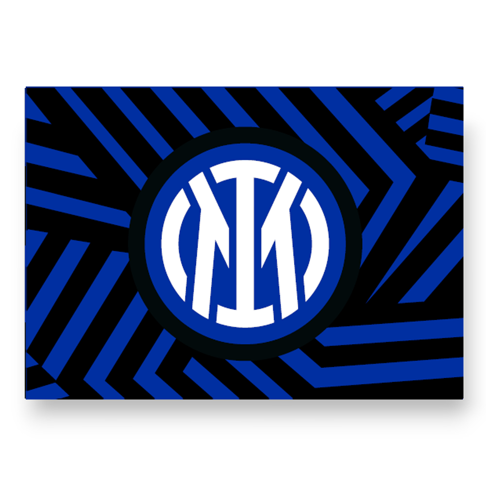 Bandiera Ufficiale Inter FC 100x140 Cm - Neroazzurro, Nuovo Logo, Poliestere, Prodotto Autentico - Foto 12