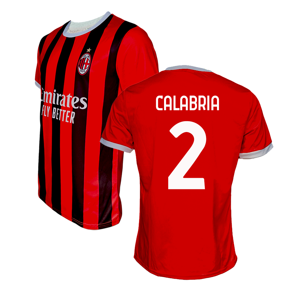 MILAN - MAGLIA REPLICA UFFICIALE HOME ADULTO / BAMBINO 2024/2025 - DAVIDE CALABRIA