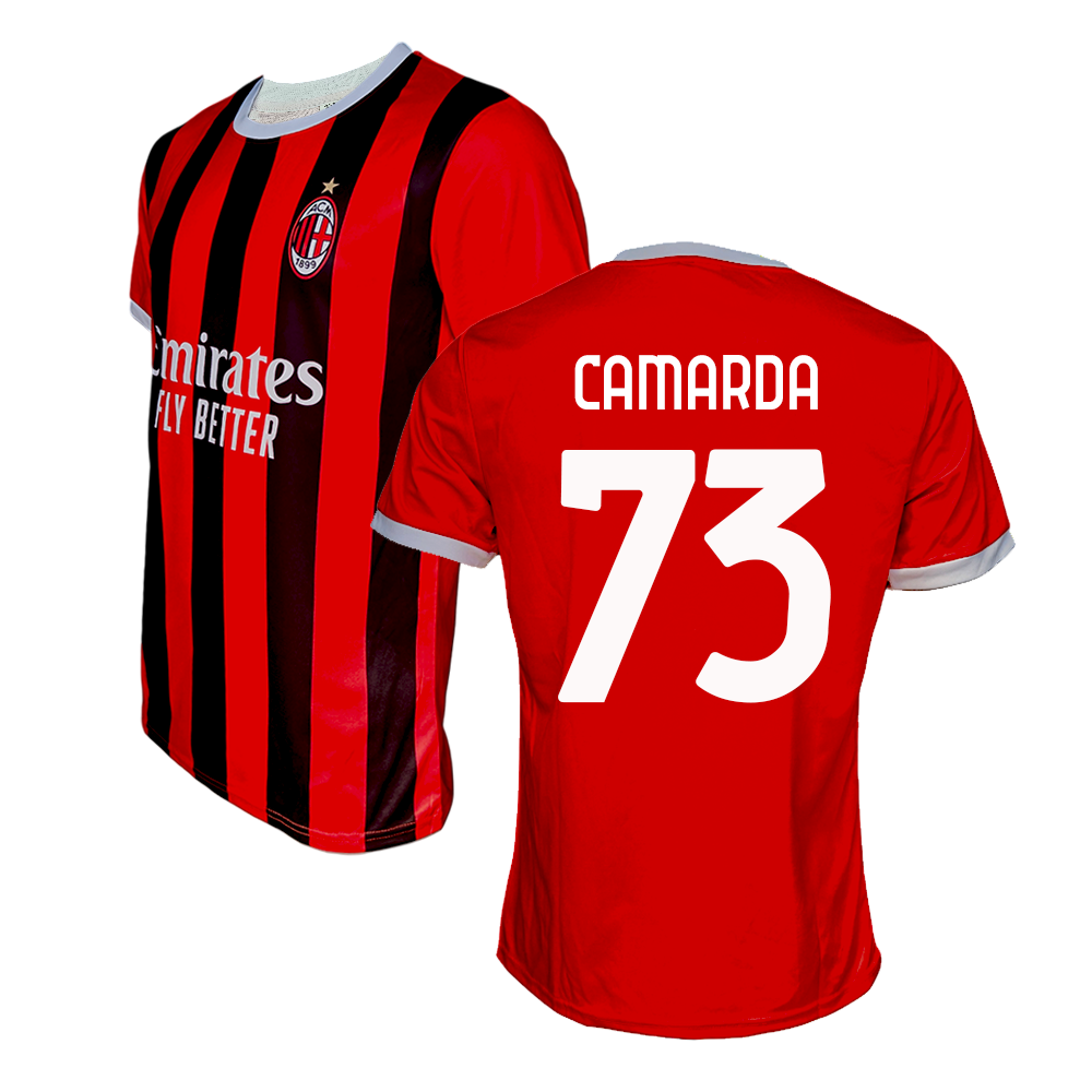 MILAN - MAGLIA REPLICA UFFICIALE HOME ADULTO / BAMBINO 2024/2025 - FRANCESCO CAMARDA
