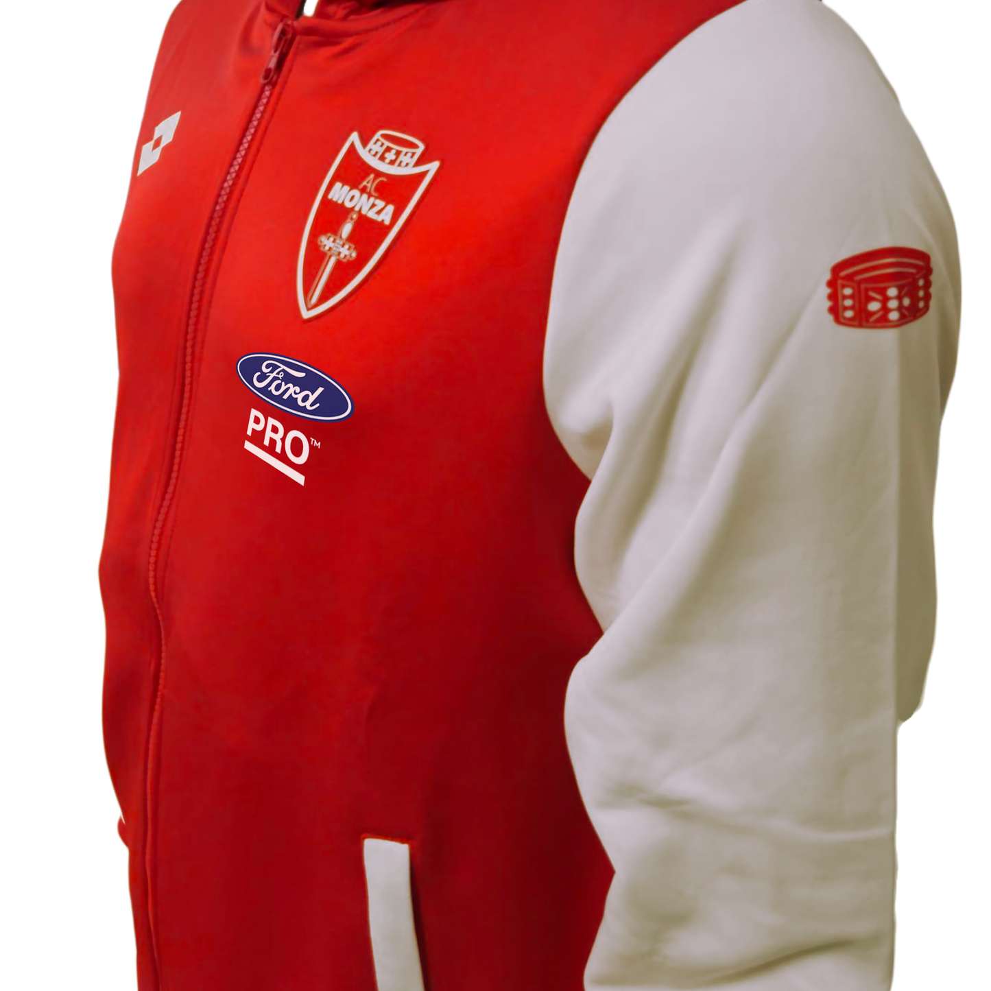 AC MONZA - FELPA PRE GARA ROSSA