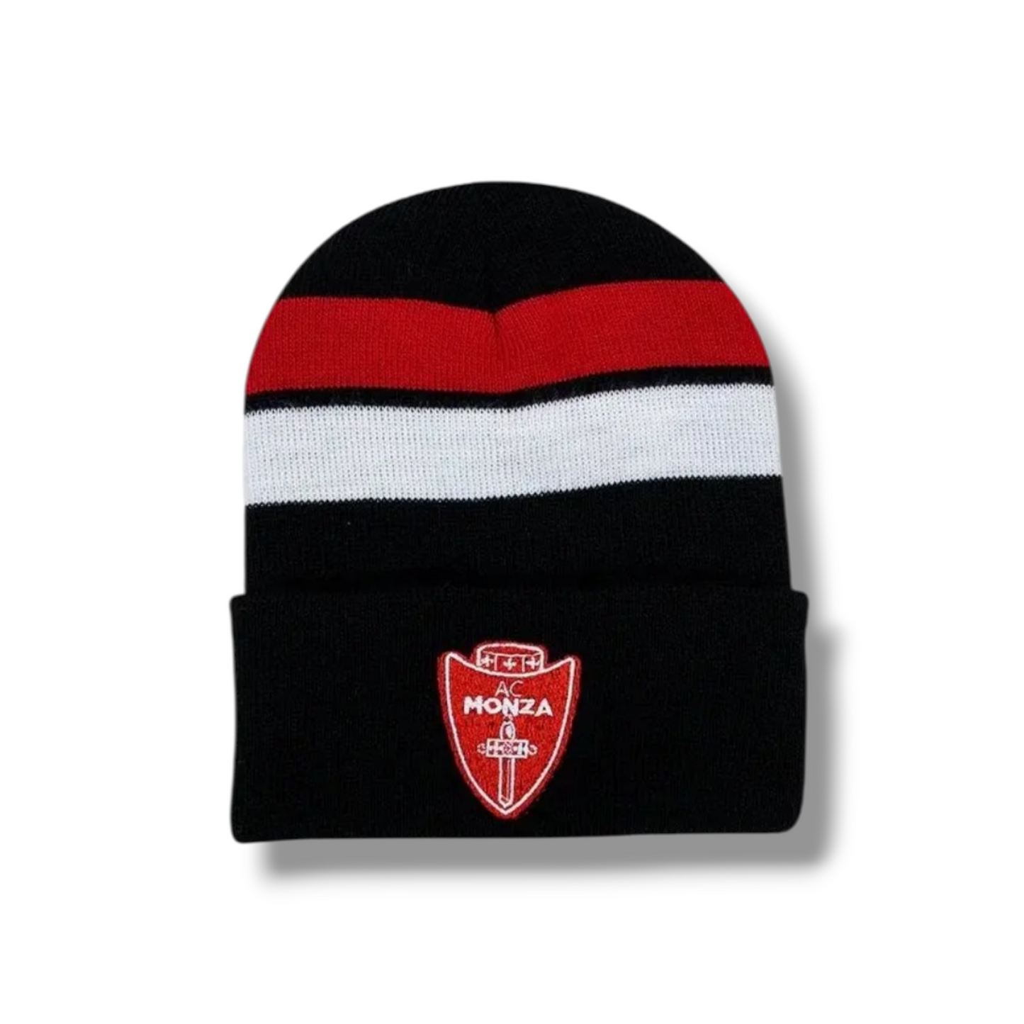 AC MONZA - BERRETTO NERO CON BANDE