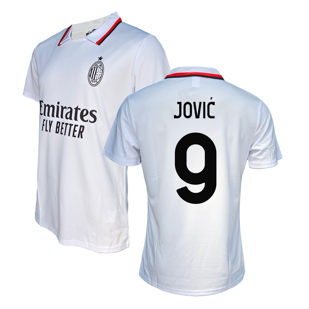 MILAN - MAGLIA REPLICA UFFICIALE AWAY ADULTO / BAMBINO 2024/2025 - LUKA JOVIC