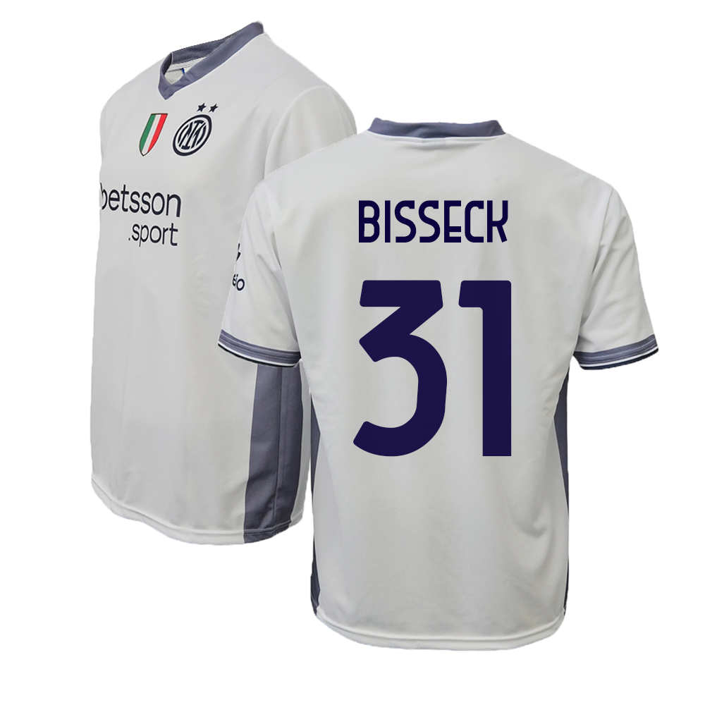 INTER - MAGLIA REPLICA UFFICIALE AWAY ADULTO / BAMBINO 2024/2025 - YANN BISSECK