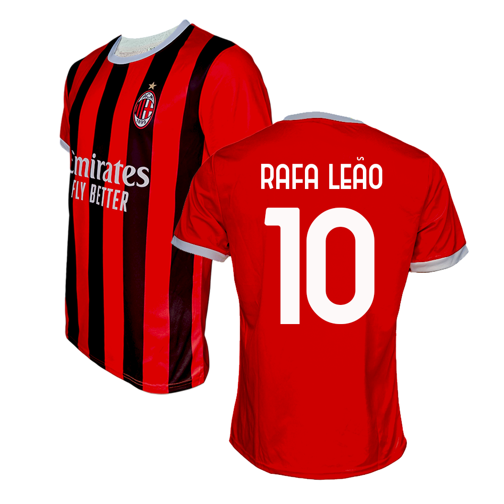 MILAN - MAGLIA REPLICA UFFICIALE HOME ADULTO / BAMBINO 2024/2025 - RAFAEL LEAO