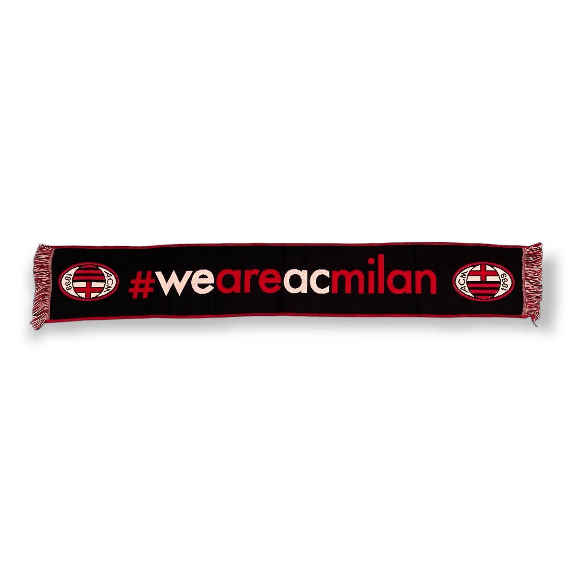 Sciarpa Ufficiale AC Milan In Acrilico Jaquard, Modello 2244JAQMIQUAD - Per Tifosi, Lavabile A Mano Sciarpa Ufficiale AC Milan In Acrilico Jaquard, Modello 2244JAQMIQUAD - Per Tifosi, Lavabile A Mano
