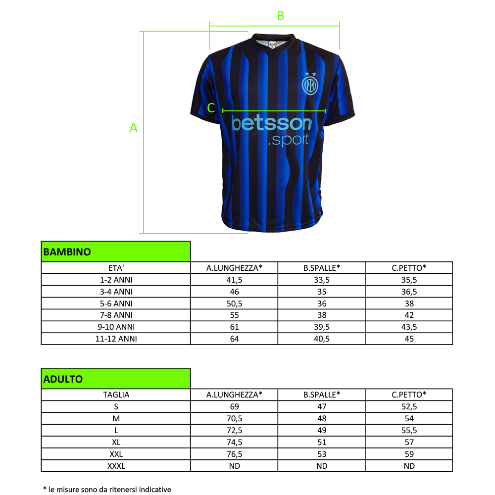 INTER - MAGLIA REPLICA UFFICIALE HOME ADULTO / BAMBINO 2025/2026 - PERSONALIZZABILE