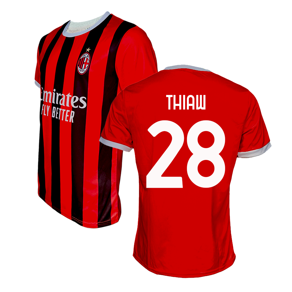 MILAN - MAGLIA REPLICA UFFICIALE HOME ADULTO / BAMBINO 2024/2025 - MALIK THIAW