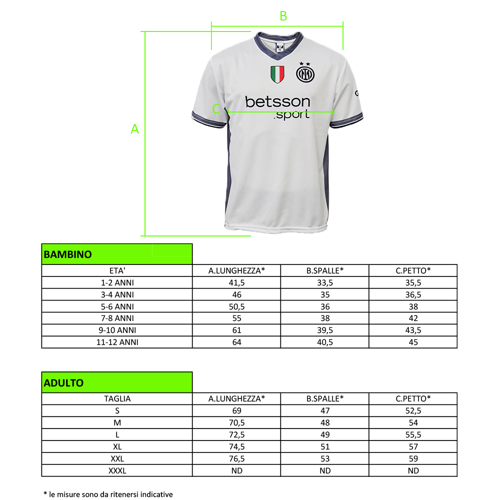 INTER - MAGLIA REPLICA UFFICIALE AWAY ADULTO / BAMBINO 2024/2025 - JOAQUIN CORREA