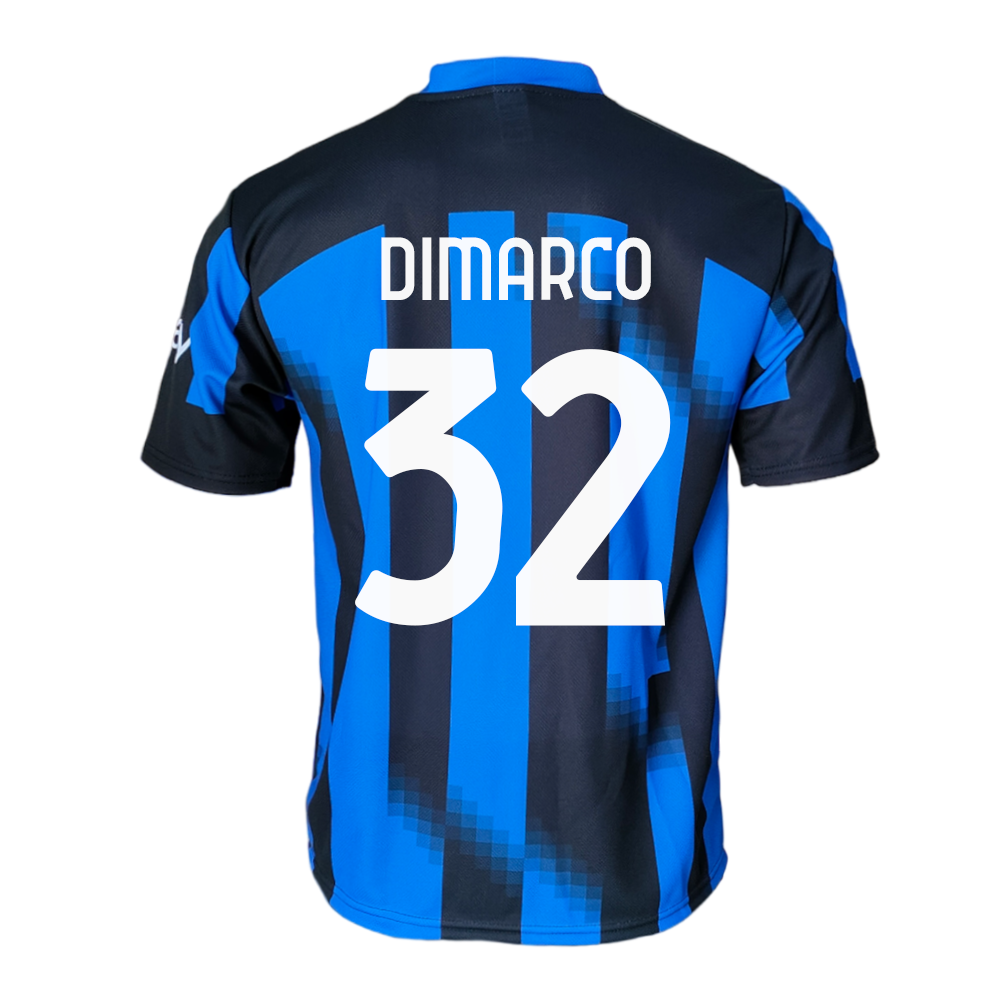 INTER - MAGLIA REPLICA UFFICIALE FEDERICO DIMARCO 32 HOME ADULTO / BAMBINO 2023/2024