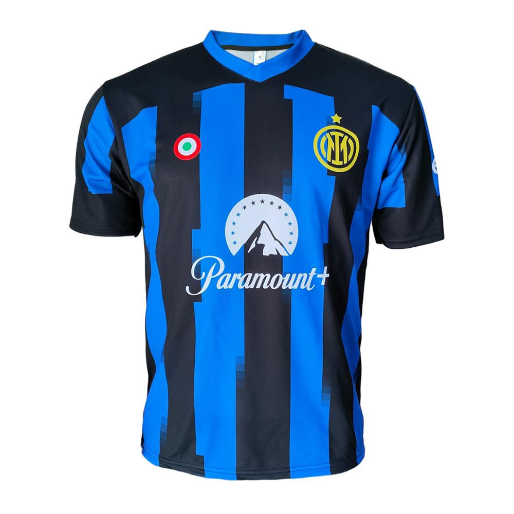 Maglia Inter Ufficiale 2023-24 Federico Dimarco - Replica Autorizzata, Uomo E Bambino, Numero 32 - Foto 9