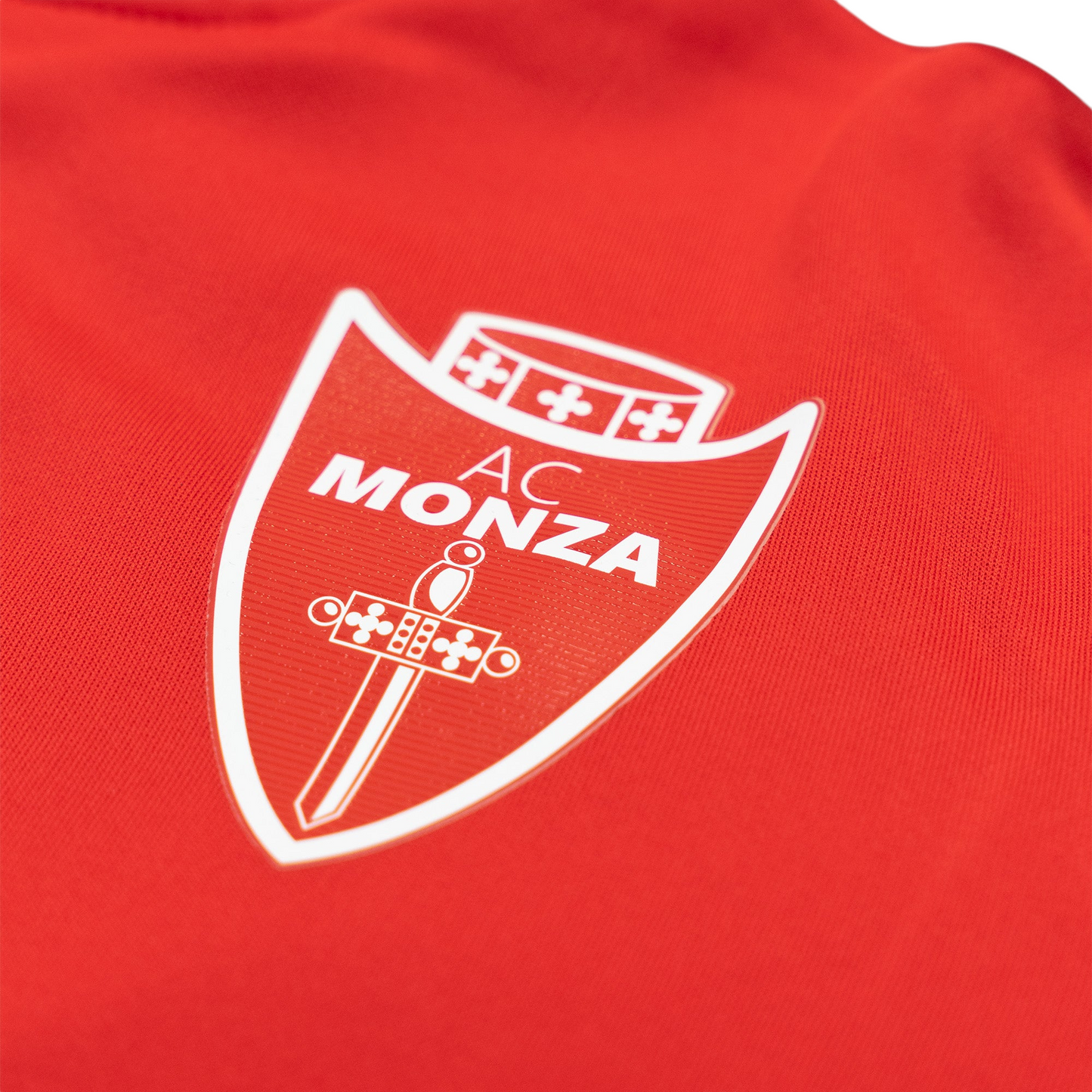AC MONZA - Felpa rappresentanza Elite rossa con zip JUNIOR