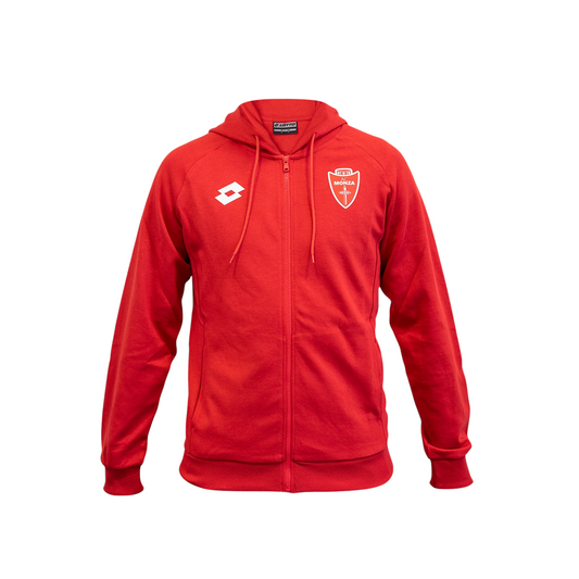 AC MONZA - Felpa con cappuccio rossa Junior
