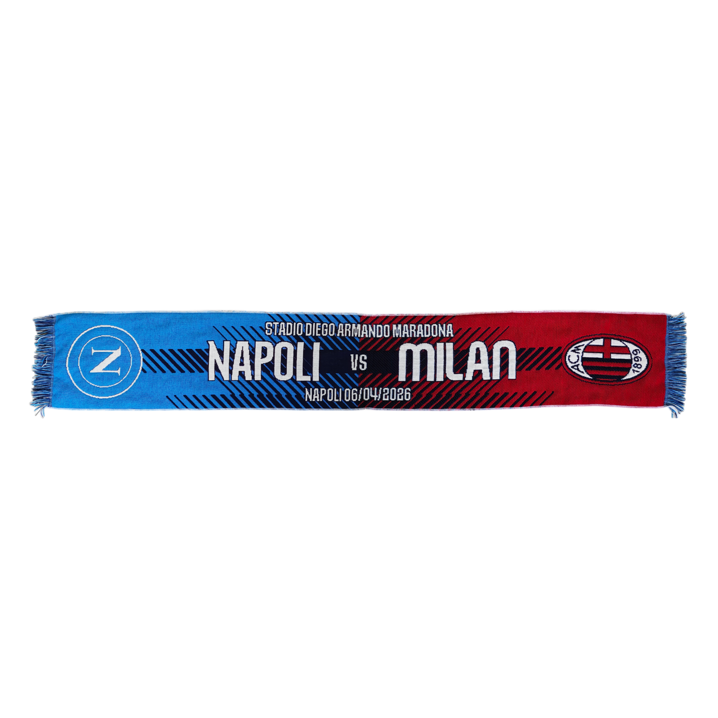 SSC NAPOLI - SCIARPA JACQUARD MATCHDAY NAPOLI vs MILAN 06/04/2026