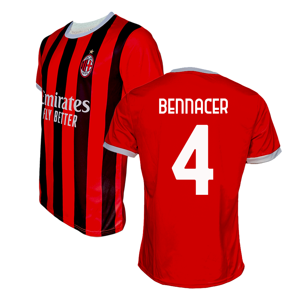 MILAN - MAGLIA REPLICA UFFICIALE HOME ADULTO / BAMBINO 2024/2025 - ISMAEL BENNACER