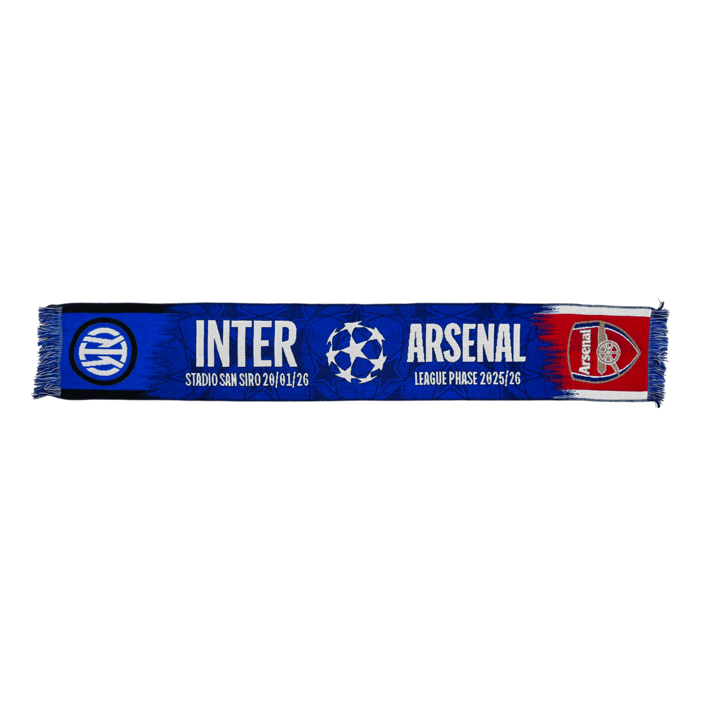 UEFA CHAMPIONS LEAGUE - SCIARPA JACQUARD MATCHDAY INTER vs ARSENAL 20/01/2026