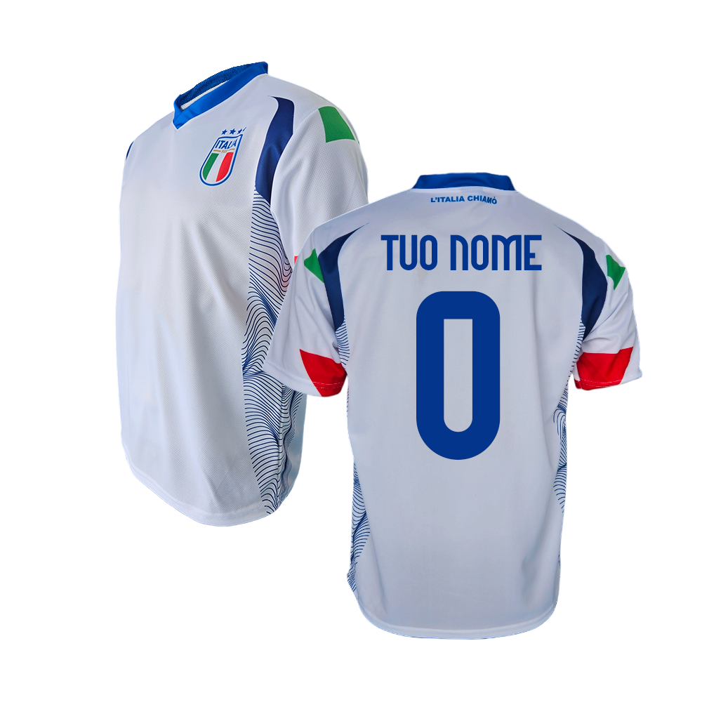 ITALIA - MAGLIA REPLICA UFFICIALE AWAY ADULTO / BAMBINO 2024 - PERSONALIZZABILE