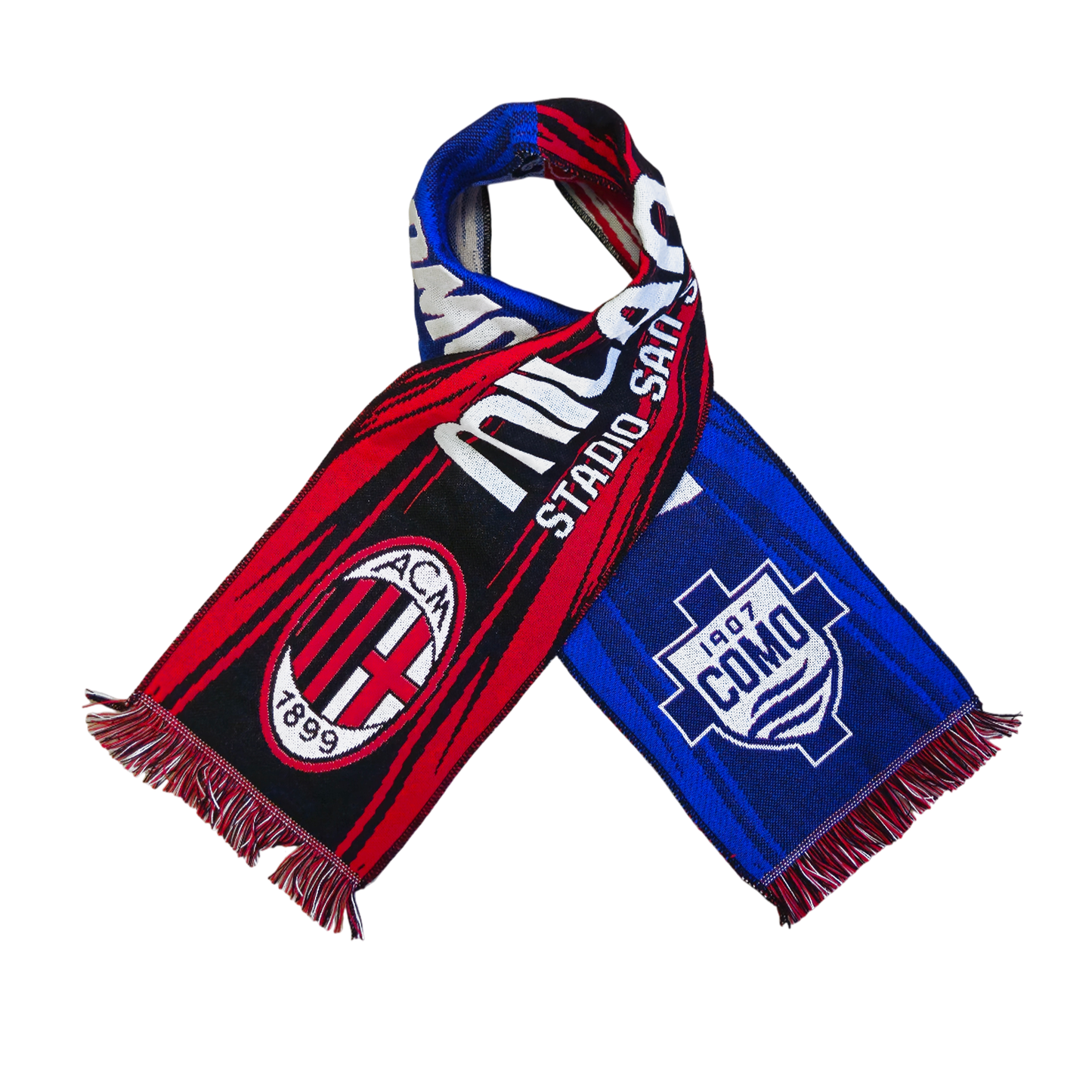 AC MILAN - SCIARPA JACQUARD MATCHDAY MILAN vs COMO 18/02/2026