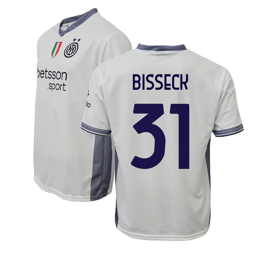 INTER - MAGLIA REPLICA UFFICIALE AWAY ADULTO / BAMBINO 2024/2025 - YANN BISSECK