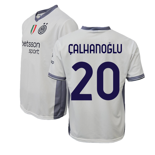 INTER - MAGLIA REPLICA UFFICIALE AWAY ADULTO / BAMBINO 2024/2025 - HAKAN CALHANOGLU