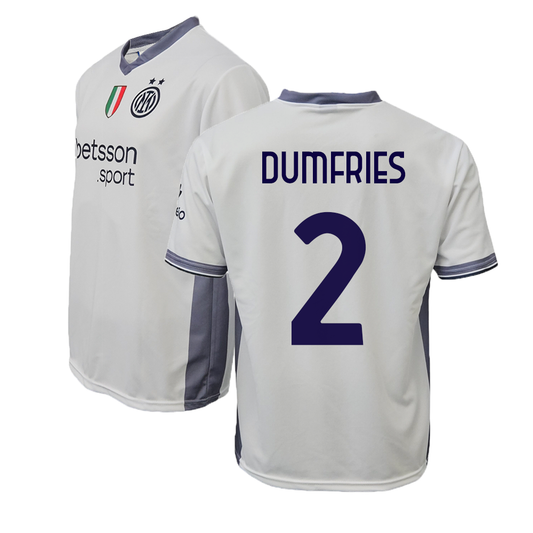 INTER - MAGLIA REPLICA UFFICIALE AWAY ADULTO / BAMBINO 2024/2025 - DENZEL DUMFRIES