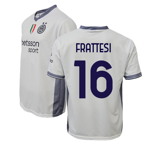 INTER - MAGLIA REPLICA UFFICIALE AWAY ADULTO / BAMBINO 2024/2025 - DAVIDE FRATTESI