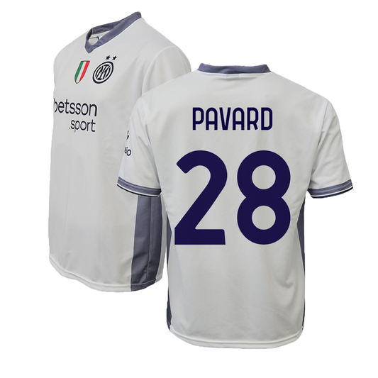 INTER - MAGLIA REPLICA UFFICIALE AWAY ADULTO / BAMBINO 2024/2025 - BENJAMIN PAVARD