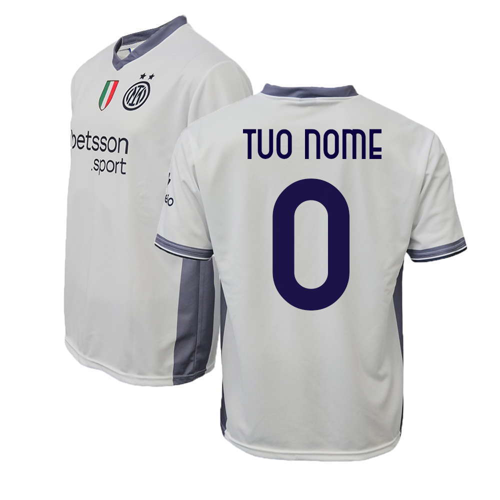 INTER - MAGLIA REPLICA UFFICIALE AWAY ADULTO / BAMBINO 2024/2025 - PERSONALIZZABILE