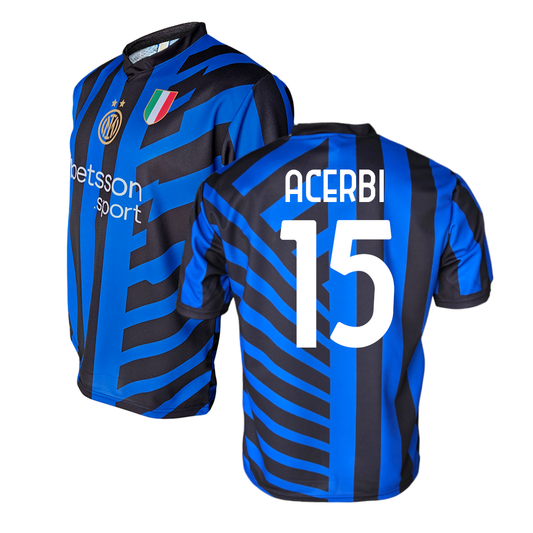 INTER - MAGLIA REPLICA UFFICIALE HOME ADULTO / BAMBINO 2024/2025 - FRANCESCO ACERBI