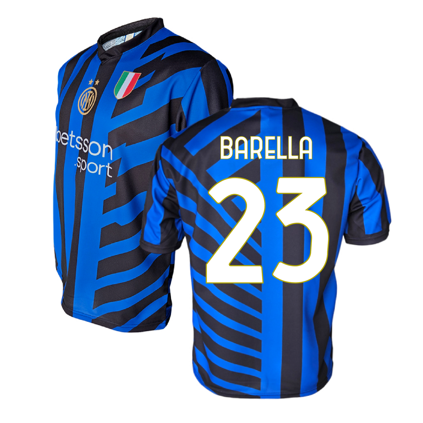 INTER - MAGLIA REPLICA UFFICIALE HOME ADULTO / BAMBINO 2024/2025 - NICOLO BARELLA