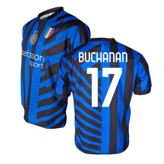 INTER - MAGLIA REPLICA UFFICIALE HOME ADULTO / BAMBINO 2024/2025 - TAJON BUCHANAN