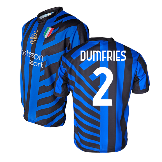 INTER - MAGLIA REPLICA UFFICIALE HOME ADULTO / BAMBINO 2024/2025 - DENZEL DUMFRIES