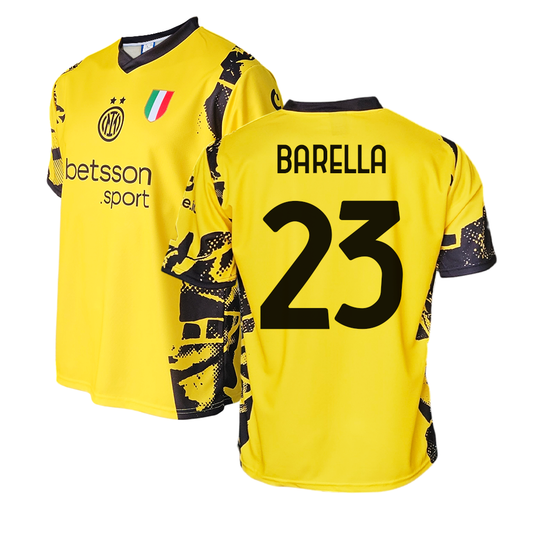 INTER - MAGLIA REPLICA UFFICIALE THIRD ADULTO / BAMBINO 2024/2025 - NICOLO BARELLA