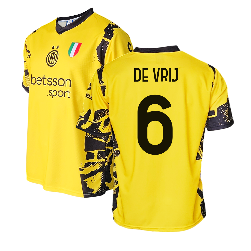 INTER - MAGLIA REPLICA UFFICIALE THIRD ADULTO / BAMBINO 2024/2025 - STEFAN DE VRIJ