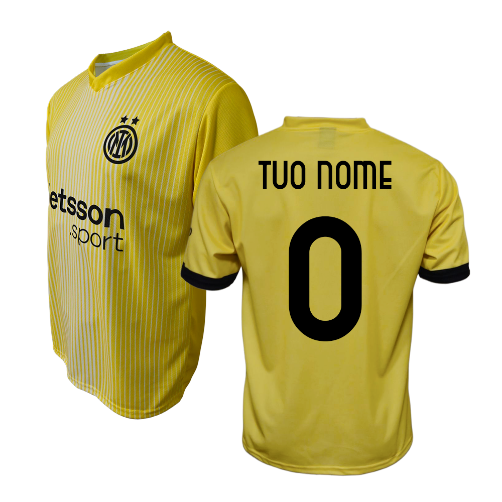 INTER - MAGLIA REPLICA UFFICIALE PORTIERE ADULTO / BAMBINO 2025/2026 - PERSONALIZZABILE