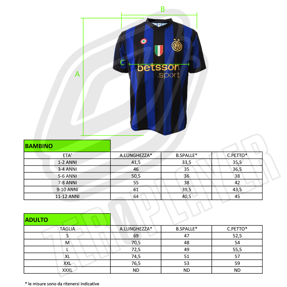 INTER - MAGLIA REPLICA UFFICIALE HOME ADULTO / BAMBINO 2026/2027 - PERSONALIZZABILE