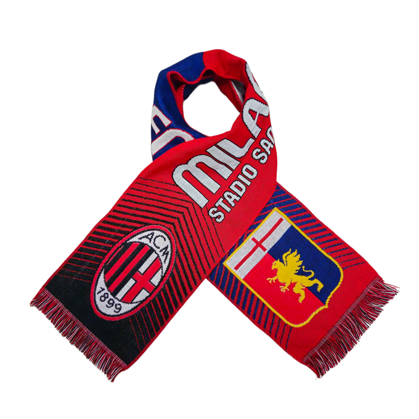 AC MILAN - SCIARPA JACQUARD MATCHDAY MILAN vs GENOA 08/01/2026