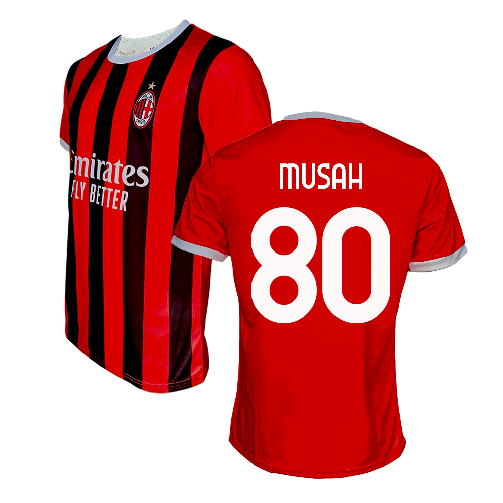 MILAN - MAGLIA REPLICA UFFICIALE HOME ADULTO / BAMBINO 2024/2025 - YUNUS MUSAH