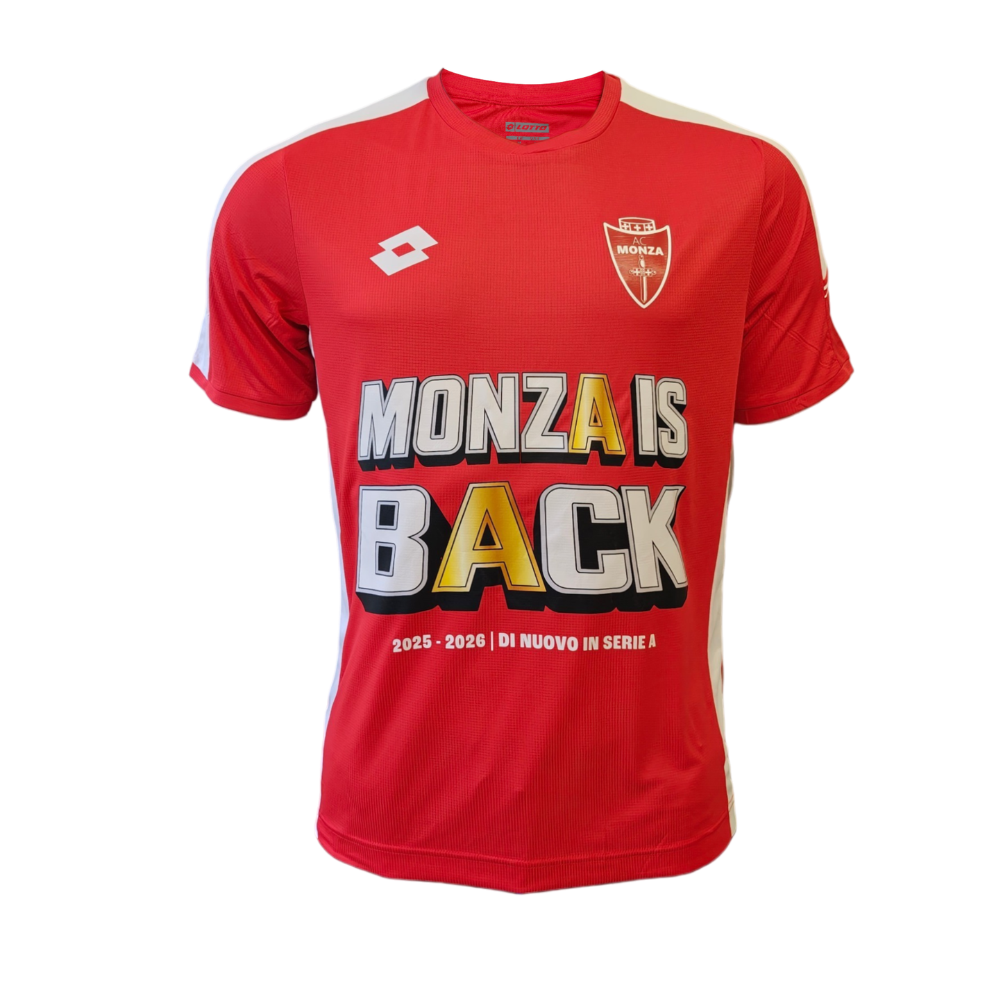 AC MONZA - T-SHIRT CELEBRATIVA "MONZA IS BACK" ROSSA