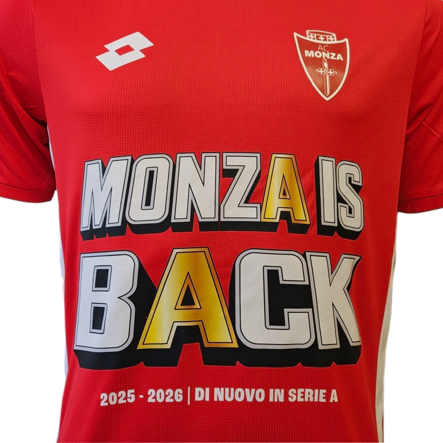 AC MONZA - T-SHIRT CELEBRATIVA "MONZA IS BACK" ROSSA
