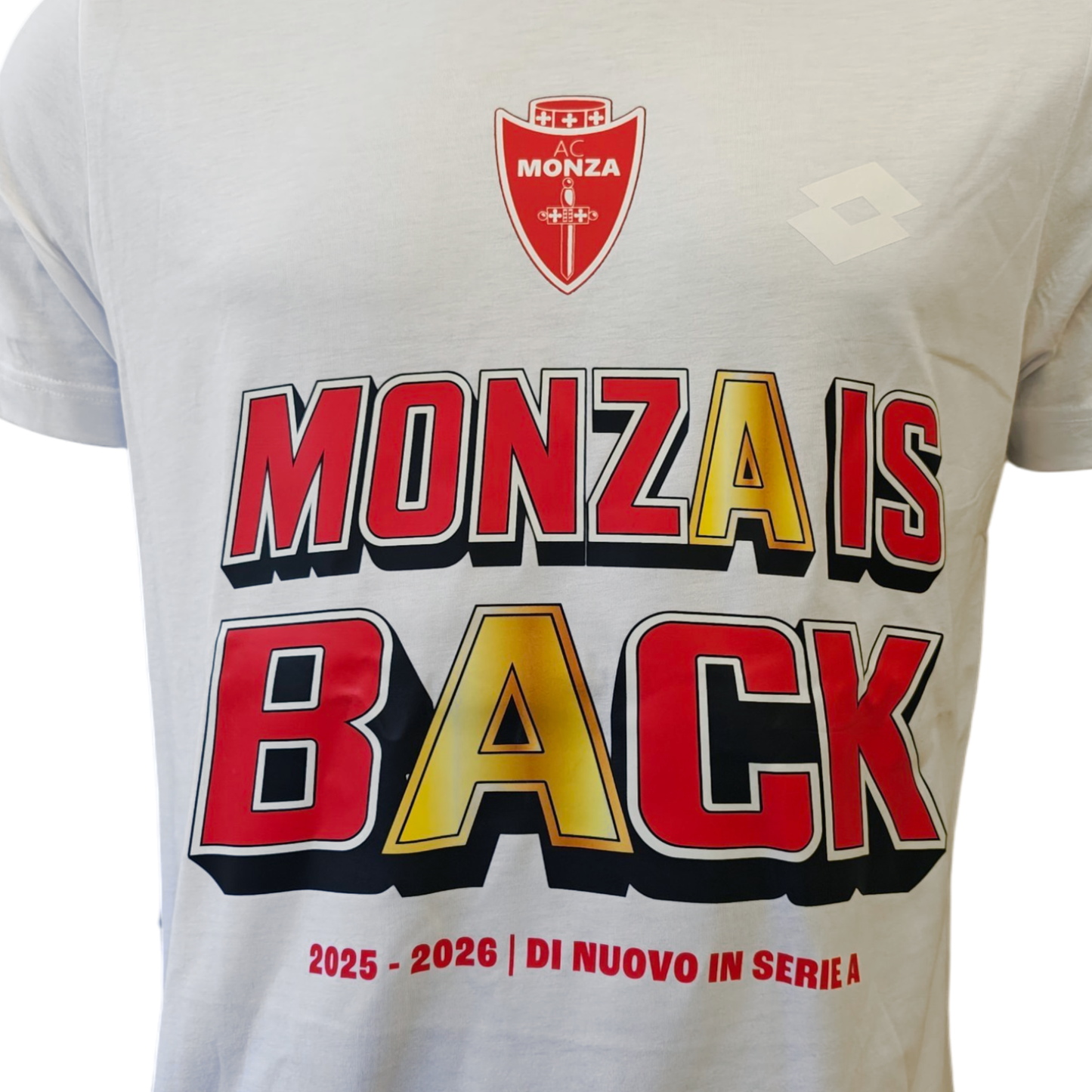 AC MONZA - T-SHIRT CELEBRATIVA "MONZA IS BACK" BIANCA