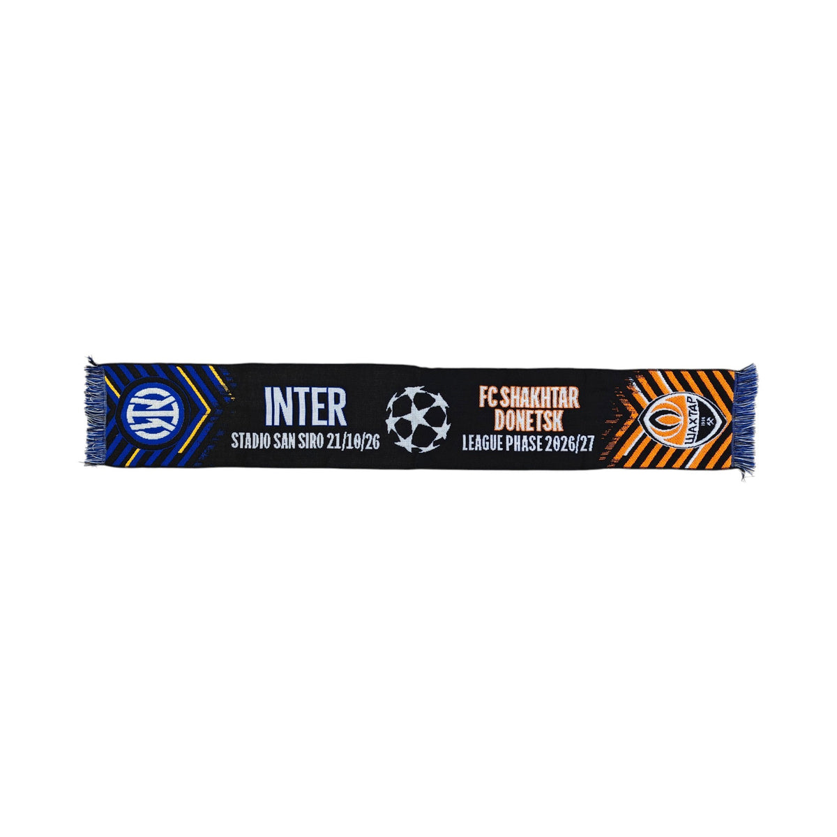 UEFA CHAMPIONS LEAGUE - SCIARPA JACQUARD MATCHDAY INTER vs SHAKHTAR DONETSK 21/10/2026