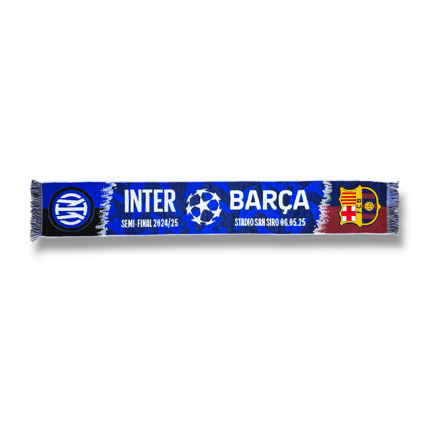 SCIARPA JACQUARD EVENTO INTER - BARCELLONA 06/05/2025