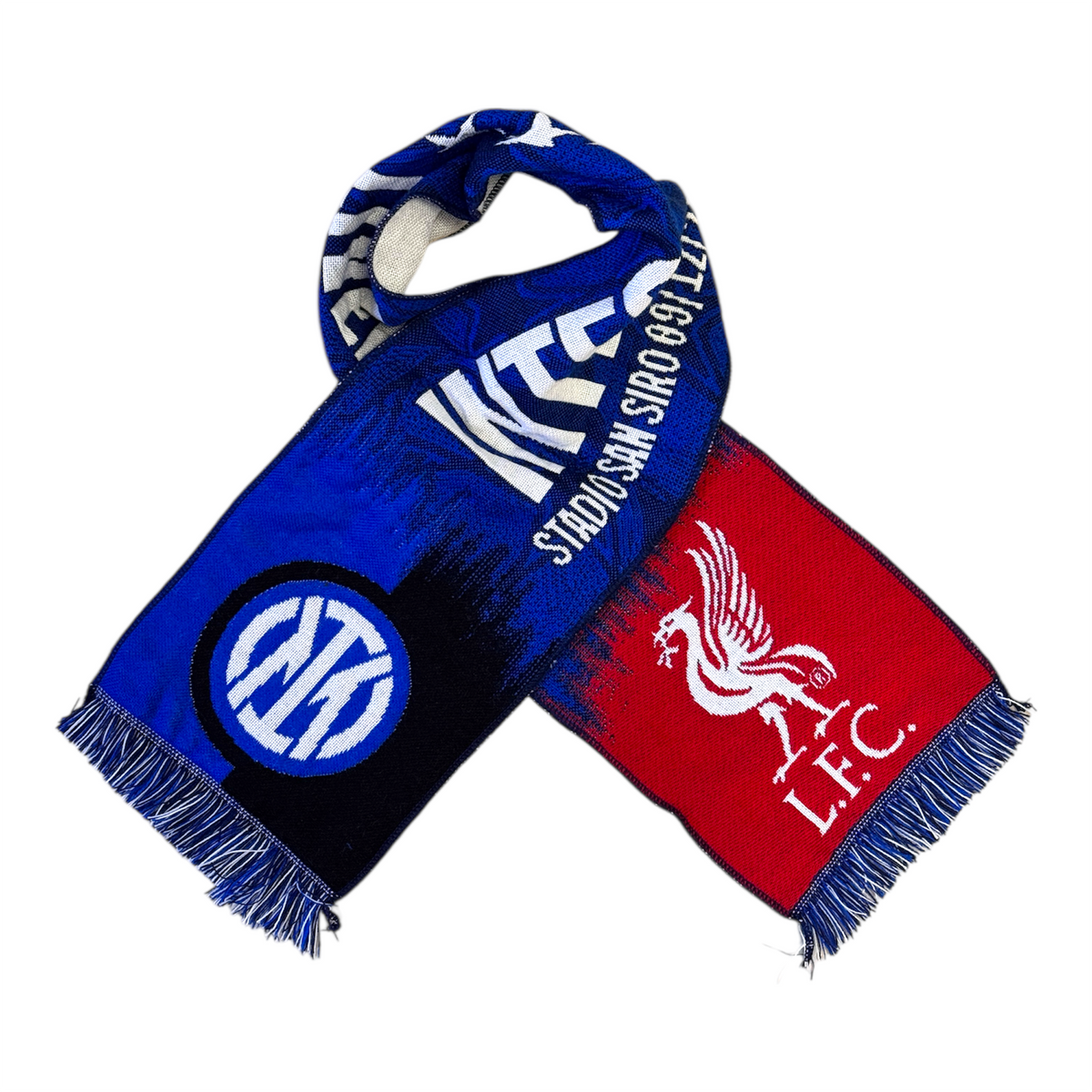UEFA CHAMPIONS LEAGUE - SCIARPA JACQUARD MATCHDAY INTER vs LIVERPOOL 09/12/2025