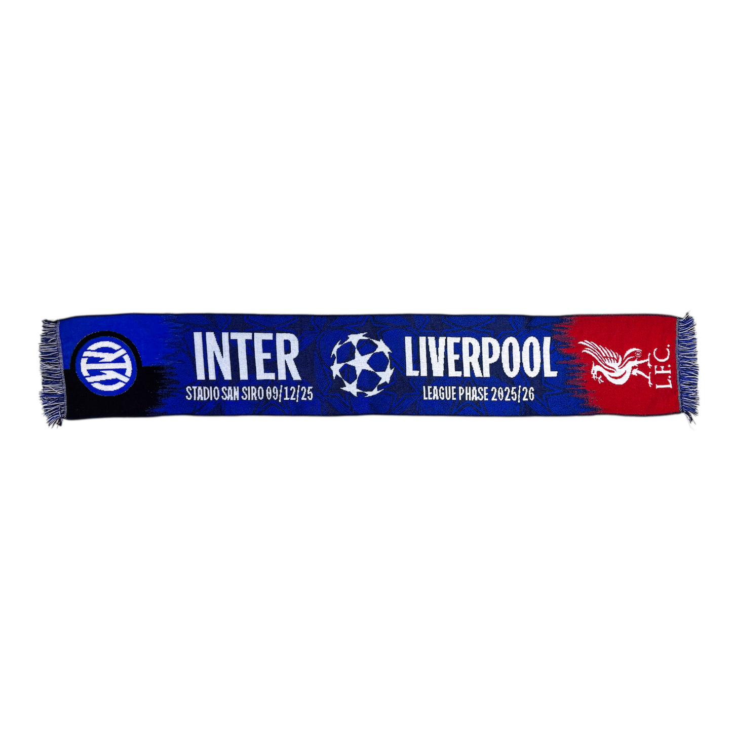 UEFA CHAMPIONS LEAGUE - SCIARPA JACQUARD MATCHDAY INTER vs LIVERPOOL 09/12/2025