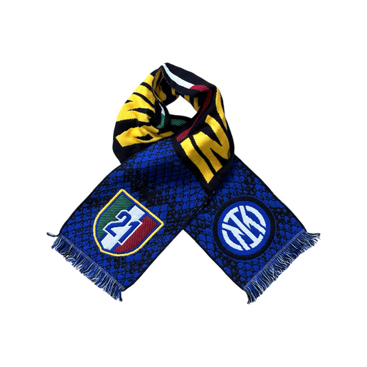 INTER - SCIARPA JACQUARD CELEBRATIVA CAMPIONI 21 SCUDETTO 2026