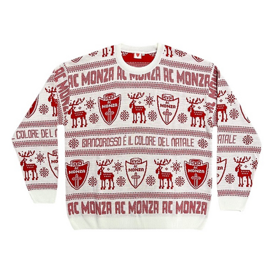 AC MONZA - Maglione di Natale AC MONZA bianco