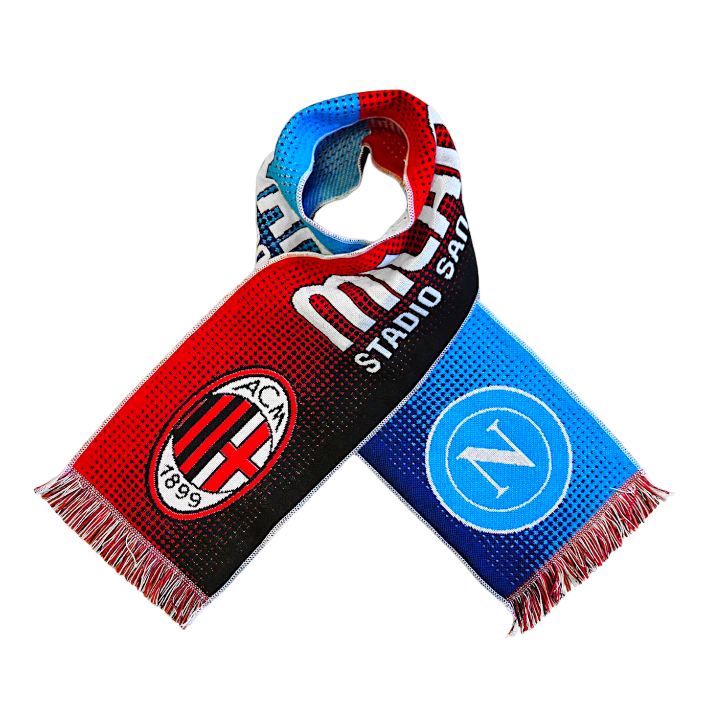 AC MILAN - SCIARPA JACQUARD MATCHDAY MILAN vs NAPOLI 28/9/2025