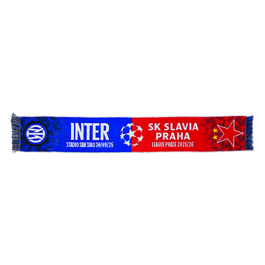 UEFA CHAMPIONS LEAGUE - SCIARPA JACQUARD MATCHDAY INTER vs SLAVIA PRAGA 30/09/25